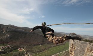 Competitors from roup jumping