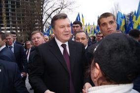Viktor Yanukovich in Nikolaev