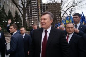Viktor Yanukovich in Nikolaev