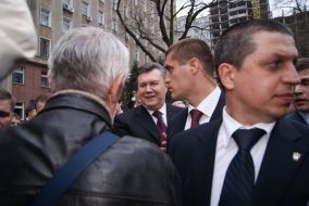 Viktor Yanukovich in Nikolaev