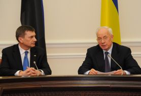 Nikolay Azarov and Andrus Ansip