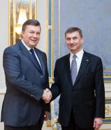 Viktor Yanukovich and Andrus Ansip