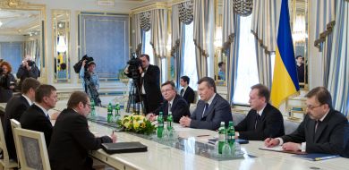 Viktor Yanukovich and Andrus Ansip