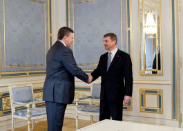 Viktor Yanukovich and Andrus Ansip