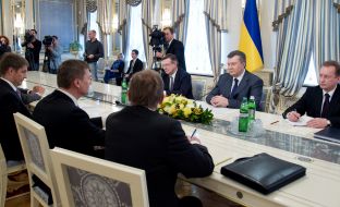 Viktor Yanukovich and Andrus Ansip