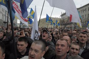 Participants of action «Get up, Ukraine!»