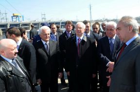 Mykola Azarov said during a visit to Kiev hydroelectric