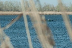 Fisherman on the boat