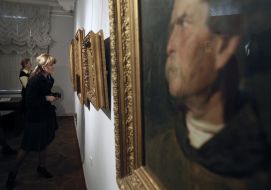 Visitor of the exhibition