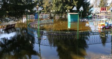 Flooded park
