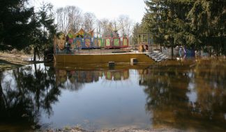 Flooded park