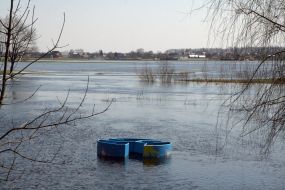 Flooded park