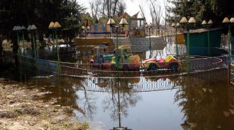 Flooded park