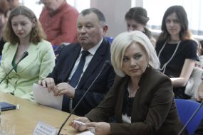 Oksana Bilozir, Mikhail Apostol and Yuliya Kirichenko