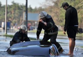 The car that fell through the ground