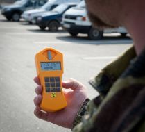 The radiation level at the dosimeter