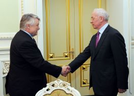 Nikolay Azarov and Wolfgang Hrossruk