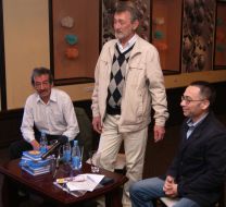 Sergey Gavrilov, Yuriy Lyubarov and Sergey Halushkin
