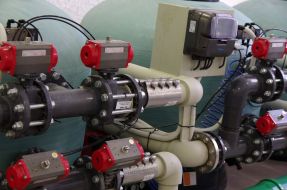 Reconstruction of sewages treating facility