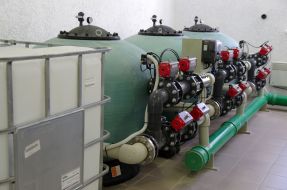 Reconstruction of sewages treating facility