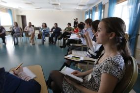 Participants of the first international forum "Training territory"