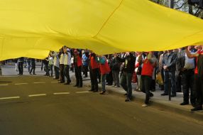 Participants of action «Get up, Ukraine!»