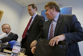 Jan Tombinskyy, Radoslaw Sikorski and Linas Linkyavichyus