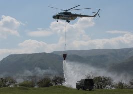 Teachings for extinguishing a forest fire