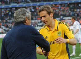 Mircea Lucescu and Marko Devic