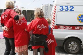 Participant of rally