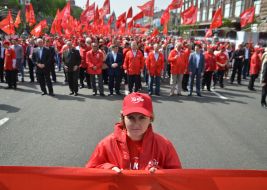 Participant of rally