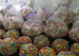 Baking Easter cakes