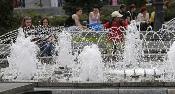 Fountain in Independence Square