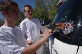 Участник акции «Спасибо деду за победу!»