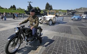 Participants of motor race