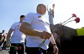 Participants of motor race