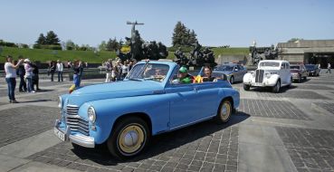 Participants of motor race