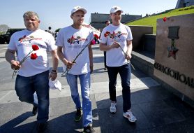 Participants of motor race