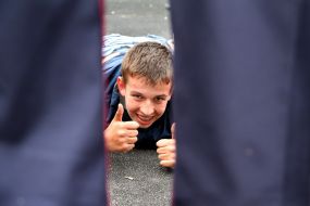 Detained fan of FC "Karpaty" (Lvov)