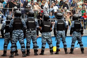 Soldiers of Special Forces "Berkut" 