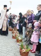 Освячення великодніх кошиків