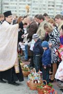 Освячення великодніх кошиків
