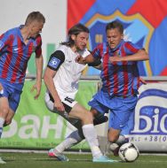 Vladimir Arzhanov, Yaroslav Martynyuk and Denis Dedechko