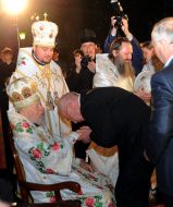 Nikolay Azarov and Metropolitan Vladimir