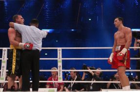 Vladimir Klichko and Francesco Pianeta