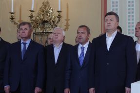 Viktor Yanukovich, Vladimir Yatsuba, Viktor Pshonka and Andrey Klyuev
