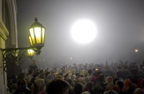 Participants of religious procession