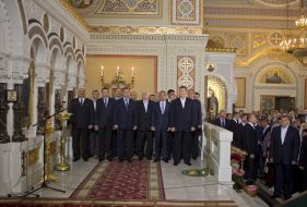 Easter divine service