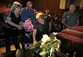 Ceremony of farewell with Nikolay Mashchenko