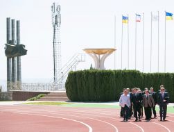 Opening of the stadium